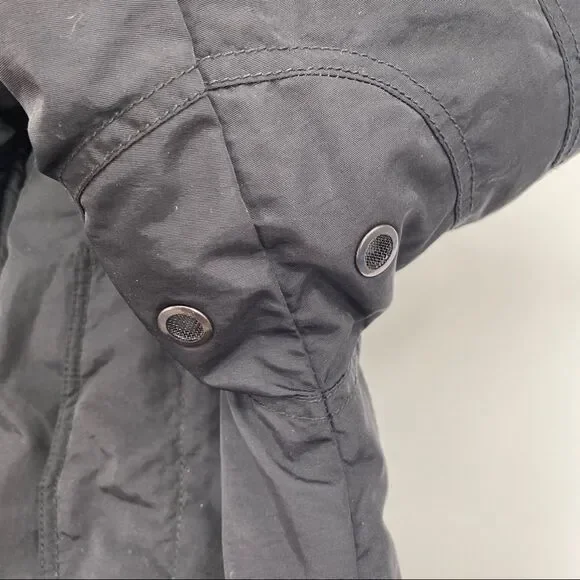 Timberland Fur Trim Quilted Button Pocketed Zip Parka Jacket outerwear urban - Picture 7 of 13